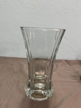 Laura Biagiatti Venezia Bellissimo 4-sided Glass Vase 9.75"Tall Made in France